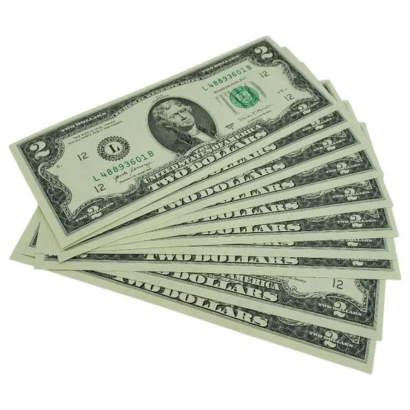 10 pcs New US Two Dollar Bill $2 Currency Real Money Collectible Graduation Gift - Picture 1 of 3
